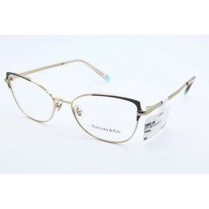 TIFFANY & CO TF 1136 6133 Gold Butterfly Eyeglasses Demo Lenses 52mm